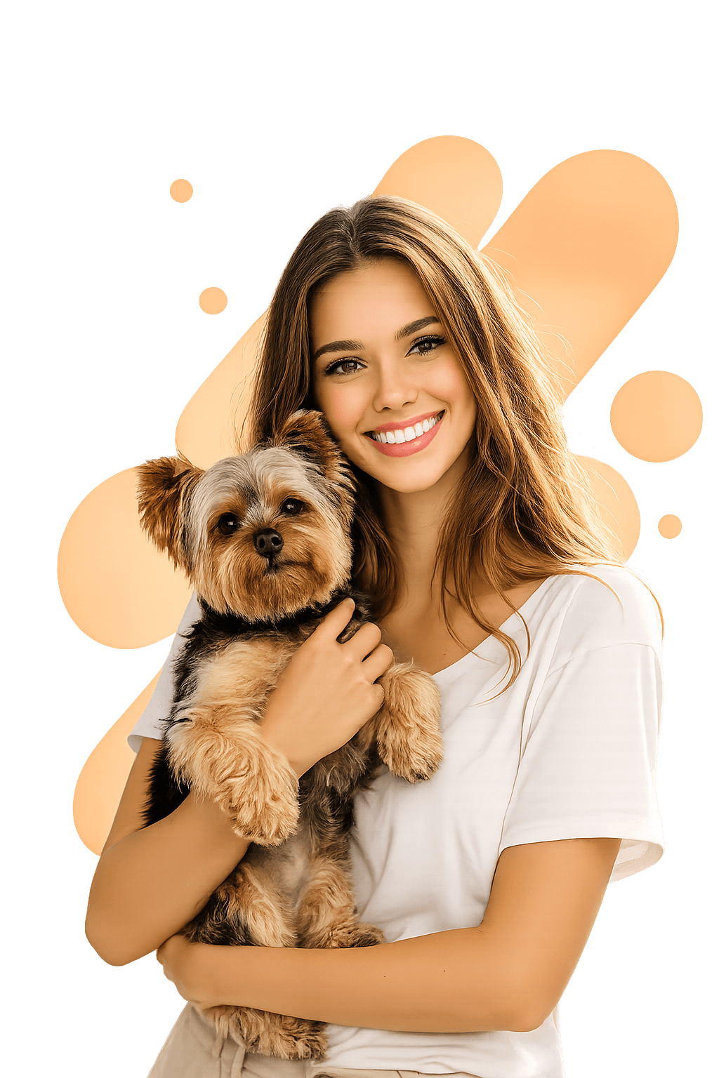 Жена с куче за финалния Dogsy призив